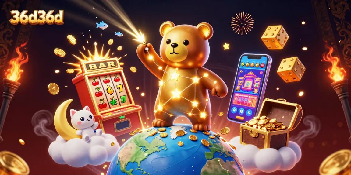 Ative o ganhar no 36d36d com a explosão de jackpot dos caça-níqueis e elementos de cassino vibrantes.
