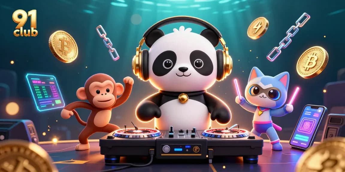 Experience thrilling fun with 91 club in a dynamic gaming scene featuring iconic characters.