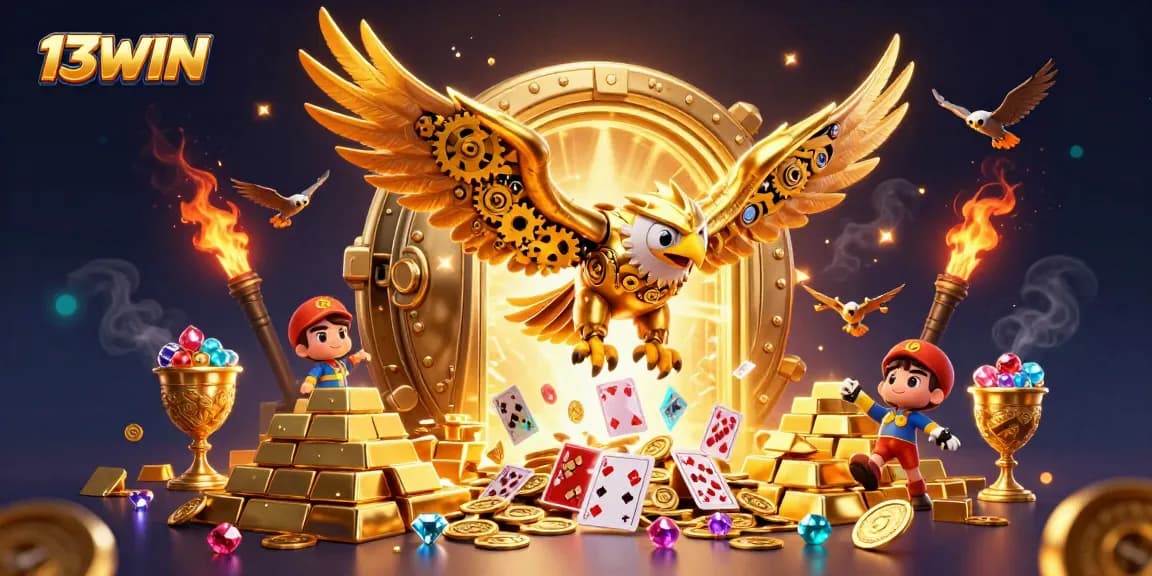 Engage with 13WIN's excitement and energy through captivating gaming elements and vibrant visuals.
