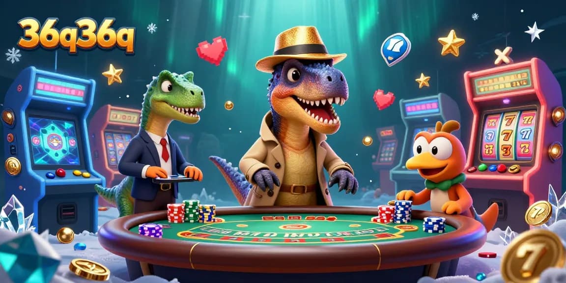 O velociraptor disfarçado em uma mesa de blackjack na 36q36q pesca fichas com um compy furtivo e um pit boss desconfiado.