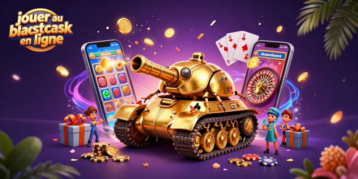 Jouer au blackjack en ligne dans un fascinant casino miniature illustré, avec des détails riches.