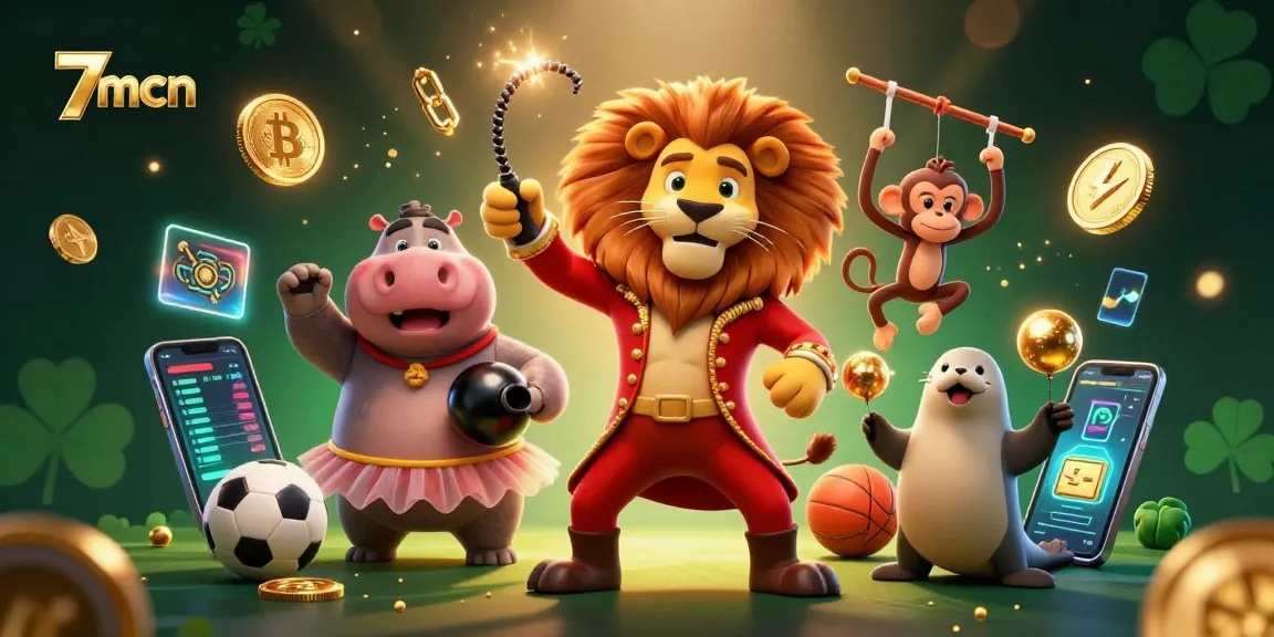 Join the 7mcn experience with thrilling sports elements and energetic characters in a vibrant 3D scene.