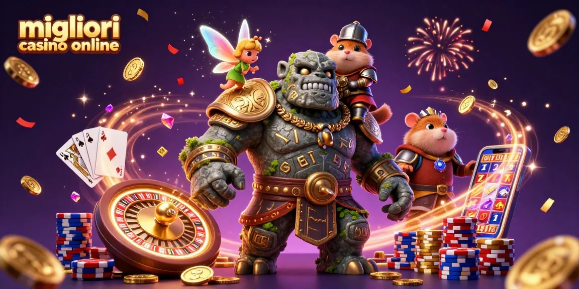 Scopri i migliori casinò online con gemme scintillanti e un golem animato nel mondo del gioco.