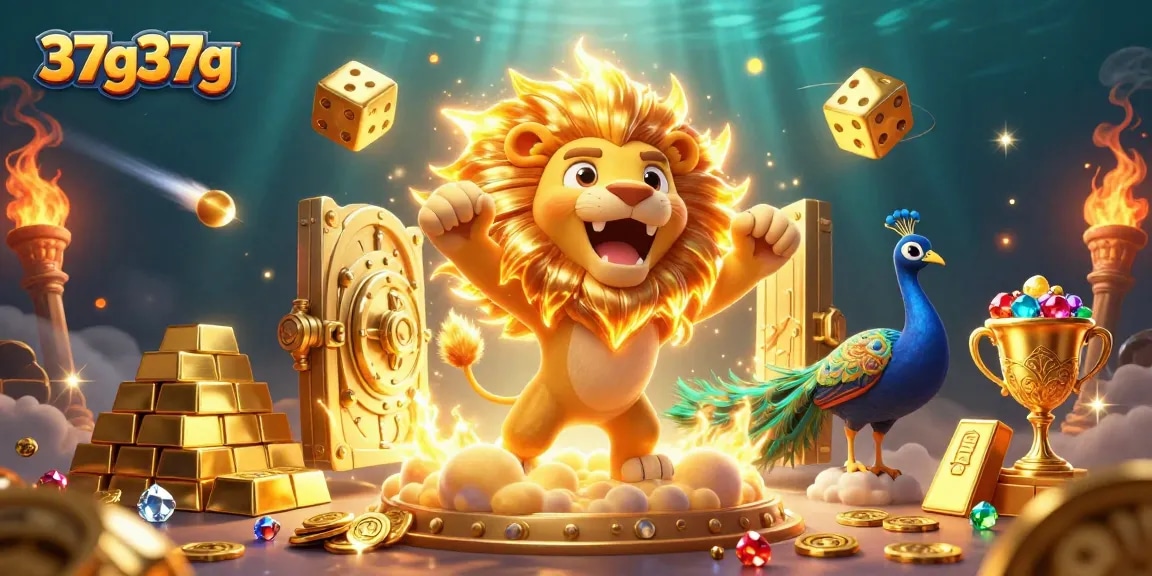 Engage with thrilling gameplay at 37g37g featuring casino treasures amid vibrant illustrations.