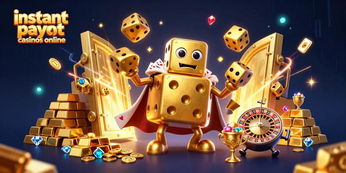 Engage with instant payout casinos online featuring golden dice golem among treasures galore!