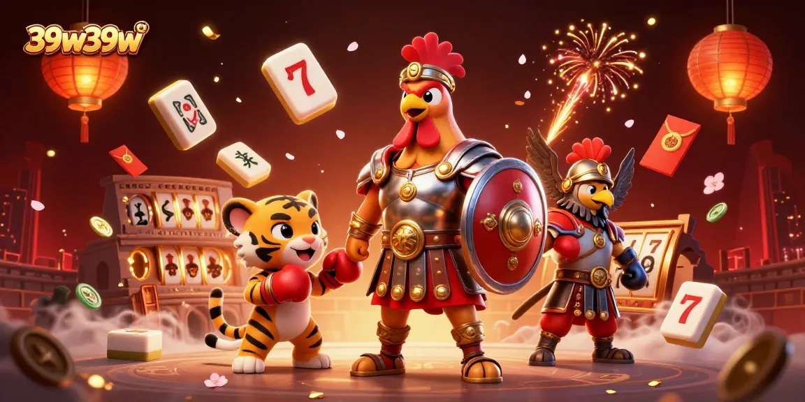 Engage with thrilling slots and gaming action at 39w39w featuring dynamic characters.