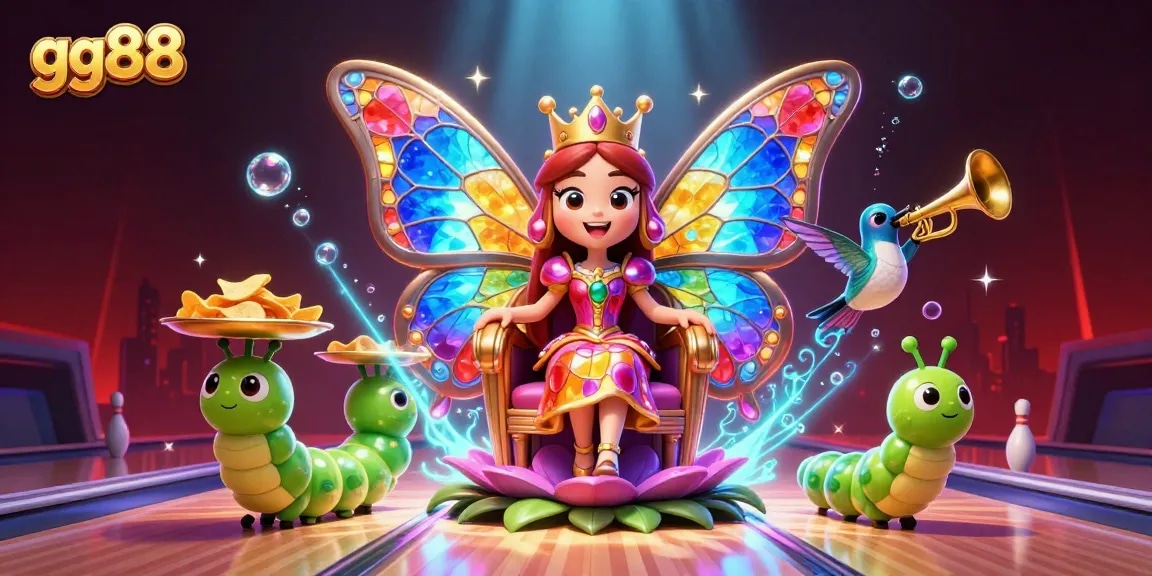 Experience thrilling games with gg88’s butterfly queen and vibrant casino elements.