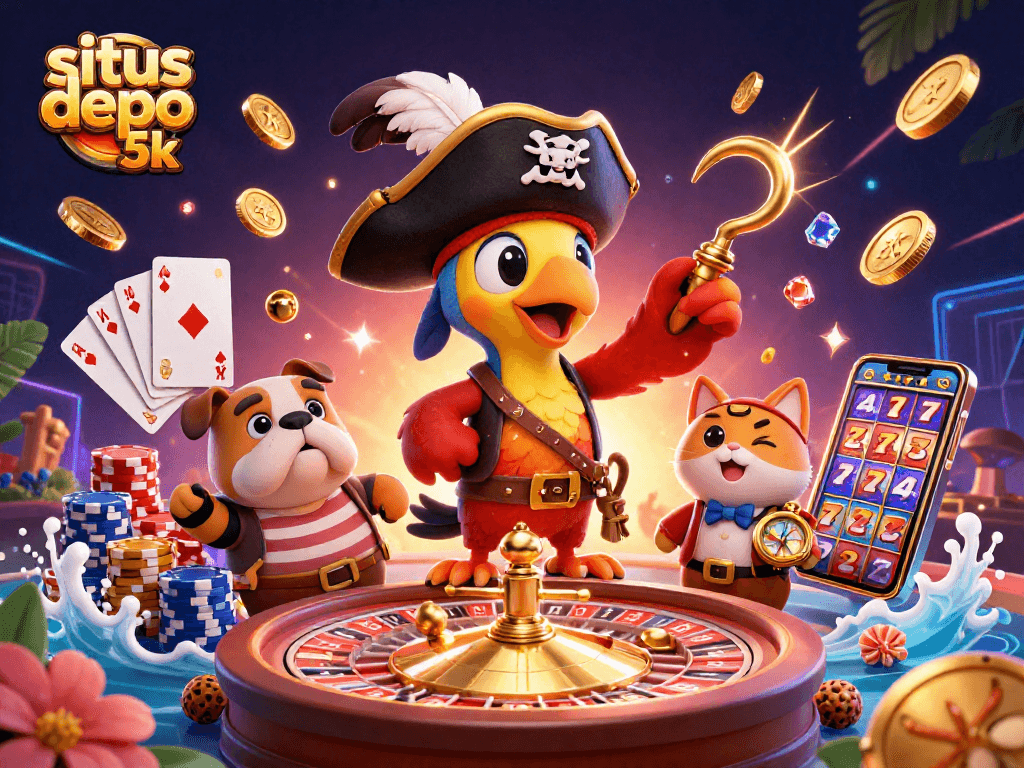 Engage with situs depo 5k and experience thrilling 3D casino action with dynamic characters.