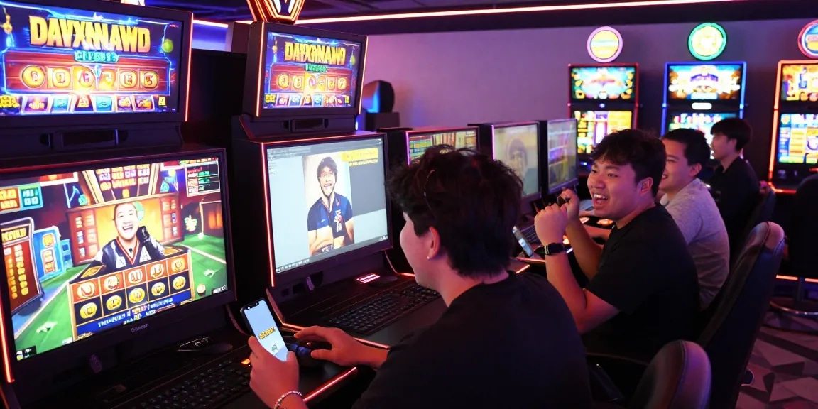 Dewanaga77 online gaming community celebrating jackpot wins at situs slot.