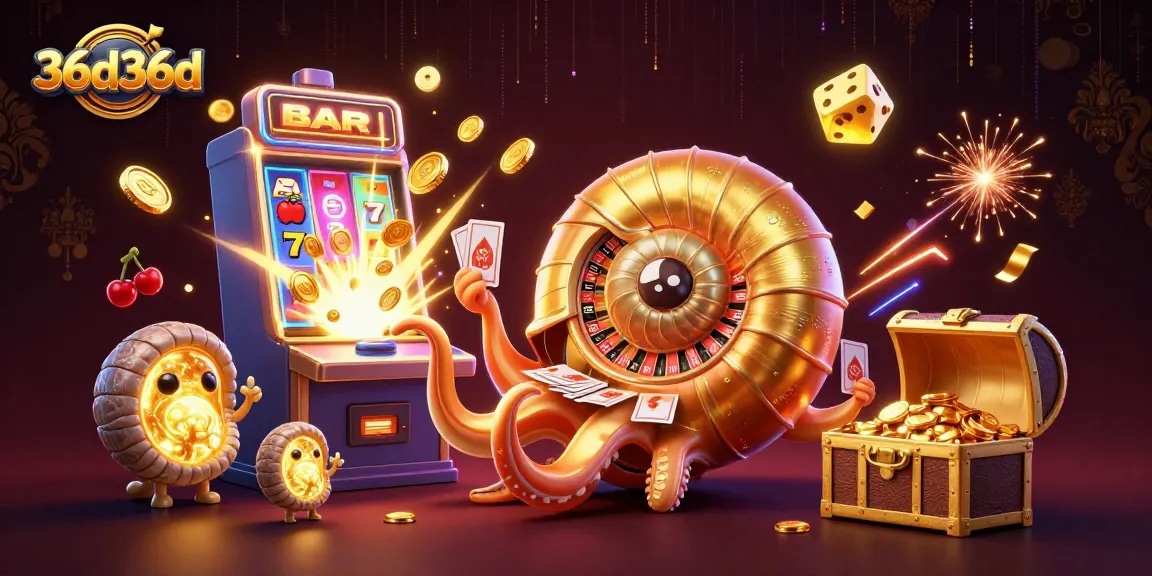 Spin the roulette wheel with 36d36d as an ancient nautilus holds cards amidst jackpot excitement