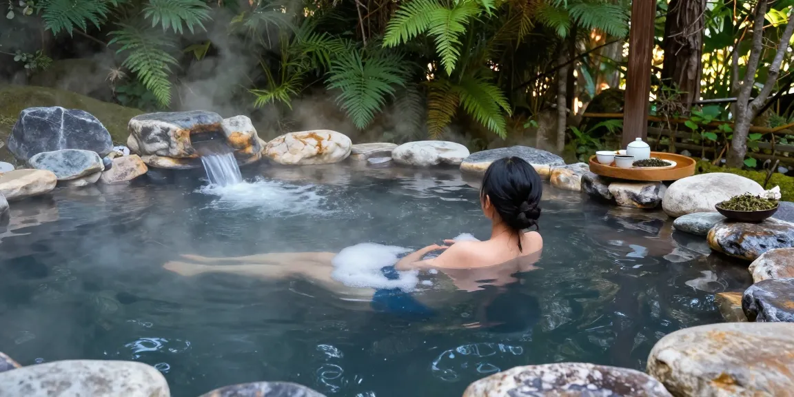 Relaxing experience at ROKOK88 onsen with natural hot spring water for rokok88 login users.
