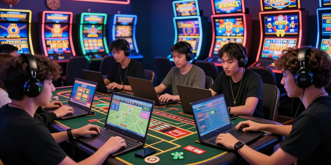 Engaging online gaming scene with players excited about slot gacor wins