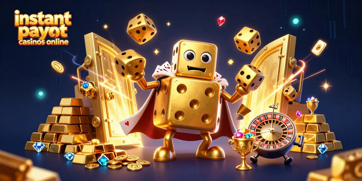 Engage with instant payout casinos online featuring golden dice golem among treasures galore!