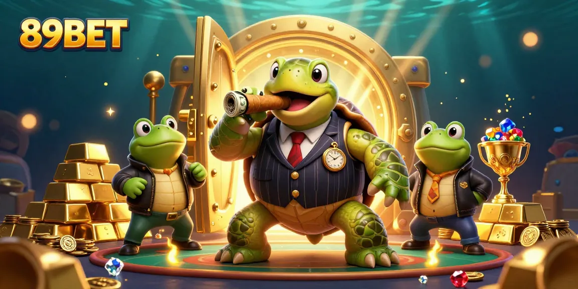 Engage in winning strategies at 89BET with vibrant 3D casino elements in an action-packed scene.