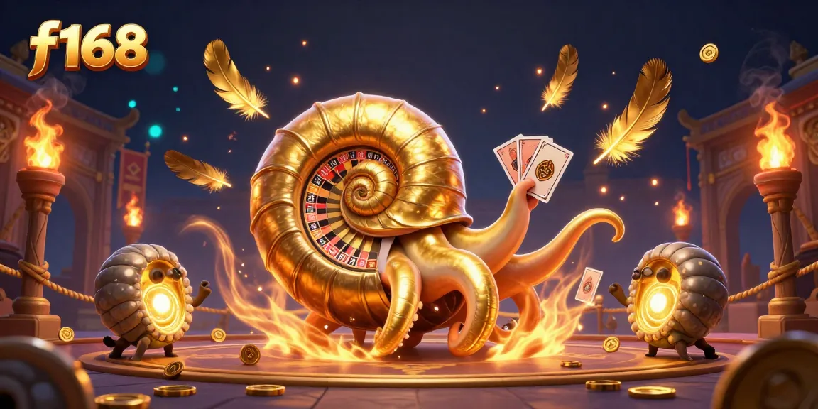 Engage in thrilling games at f168 with ancient nautilus and glowing ammonite companions.
