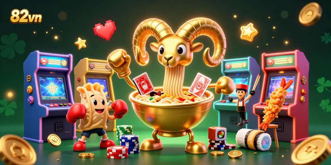 Experience the thrill of 82vn online casino gaming with colorful characters and dynamic visuals