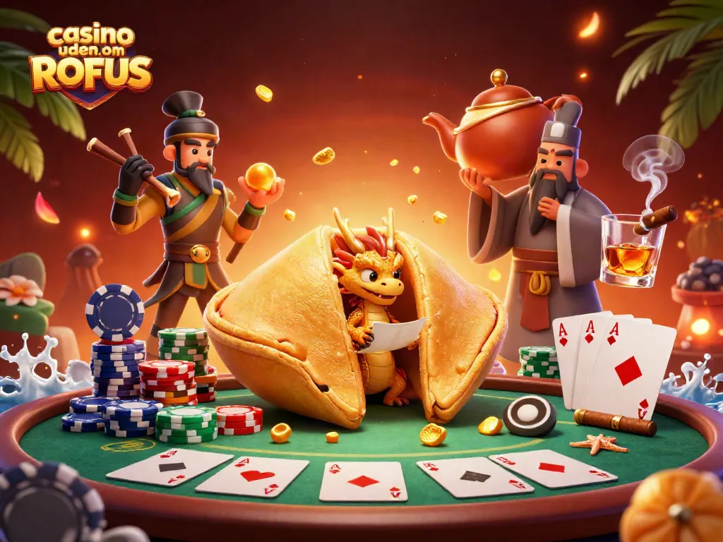 Engaging gameplay at casino uden om ROFUS featuring animated characters and vibrant casino elements.