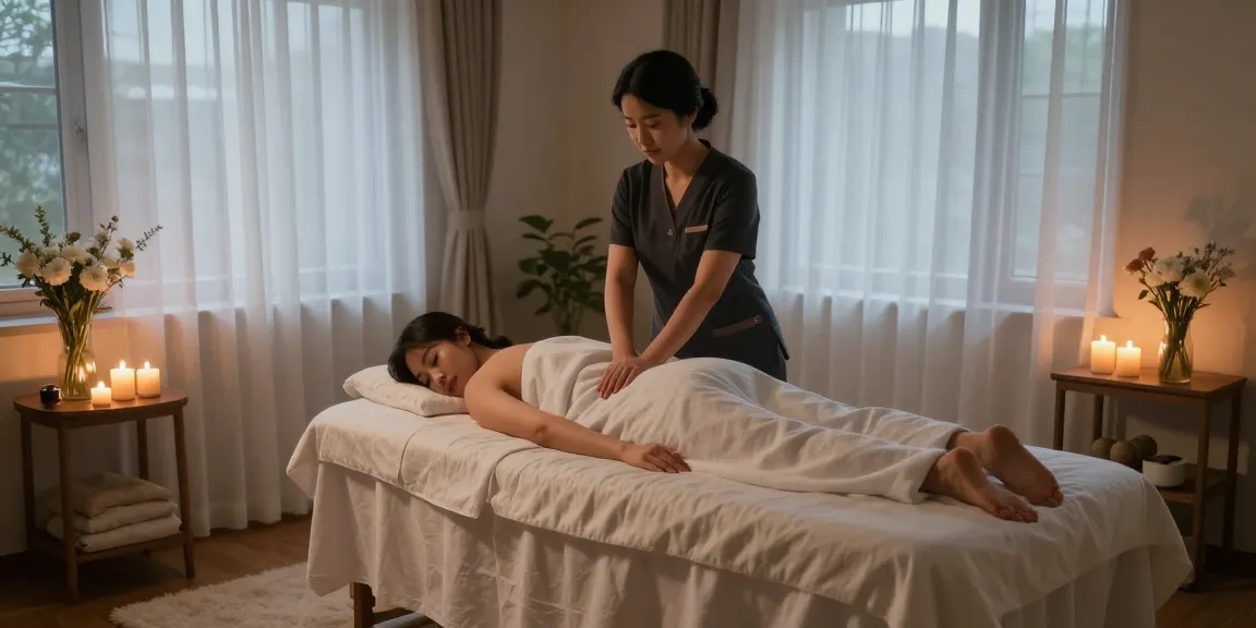 Experience premium 성동구출장안마 with a professional masseuse delivering Swedish massage in a calming home setting.