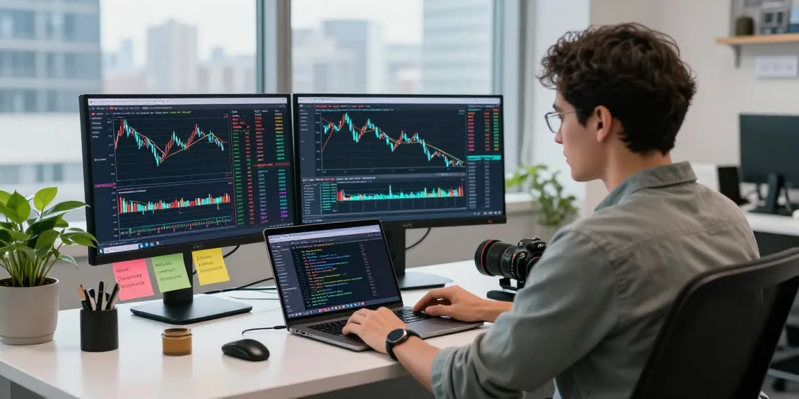 交易者在TradingView官网上分析市场图表，展示实时数据和技术指标。