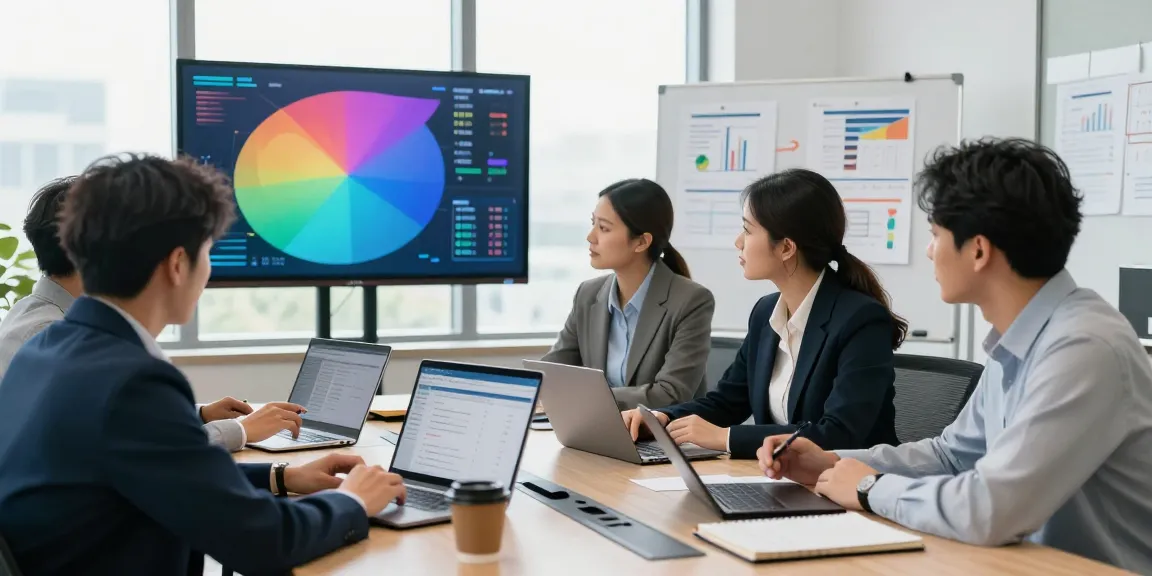Tax professionals using Professional Tax Software during a collaborative meeting in a bright office setting.