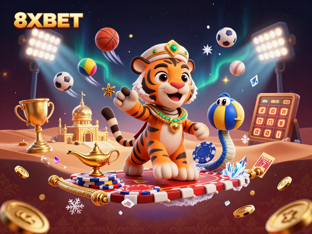 Enjoy thrilling moments with 8XBET as the tiger sultan spins sports excitement in a magical casino adventure.