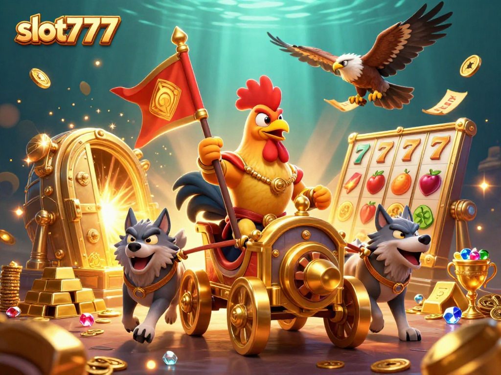 Spin the reels at slot777 for a chance to win big jackpots in an exhilarating cartoon casino adventure.