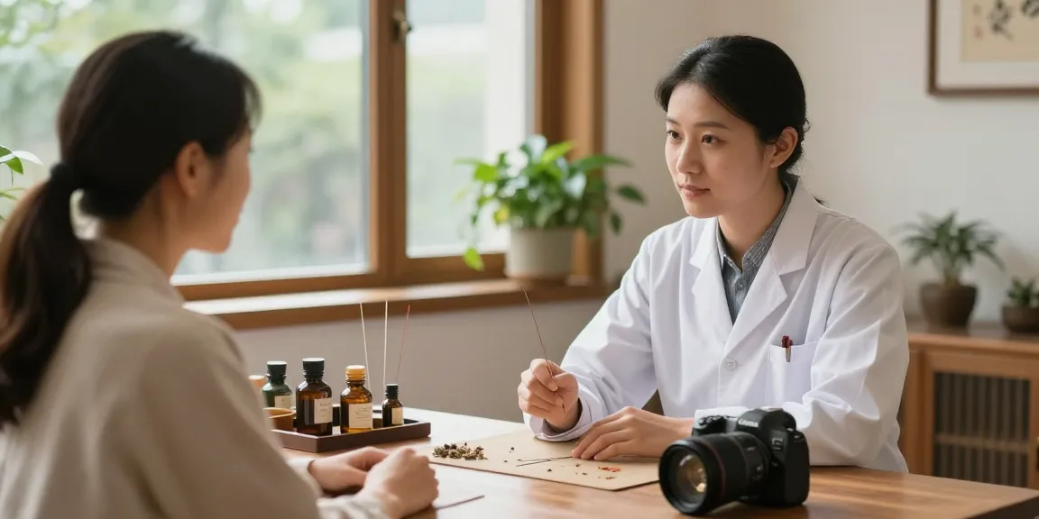 Consultation at 영통한의원 showcasing holistic health assessment and natural remedies.