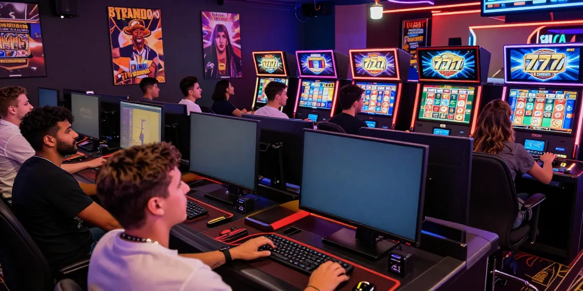 Pengalaman bermain slot777 online dengan antusiasme tinggi di lingkungan permainan yang cerah.