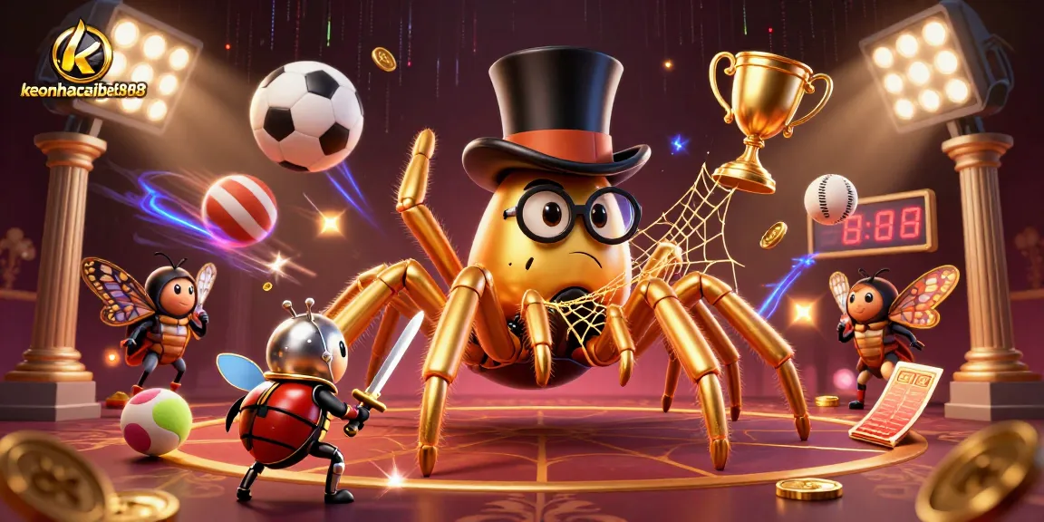 Engage in immersive fun with keonhacaibet888 as the golden tarantula spins a winning web of excitement.
