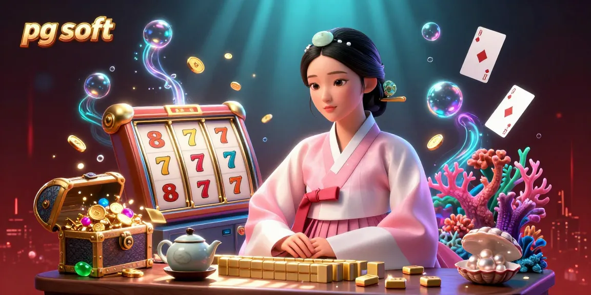 Experience pg soft slot adventures with an elegant Asian woman among jade accents, golden tiles, and vibrant reels.