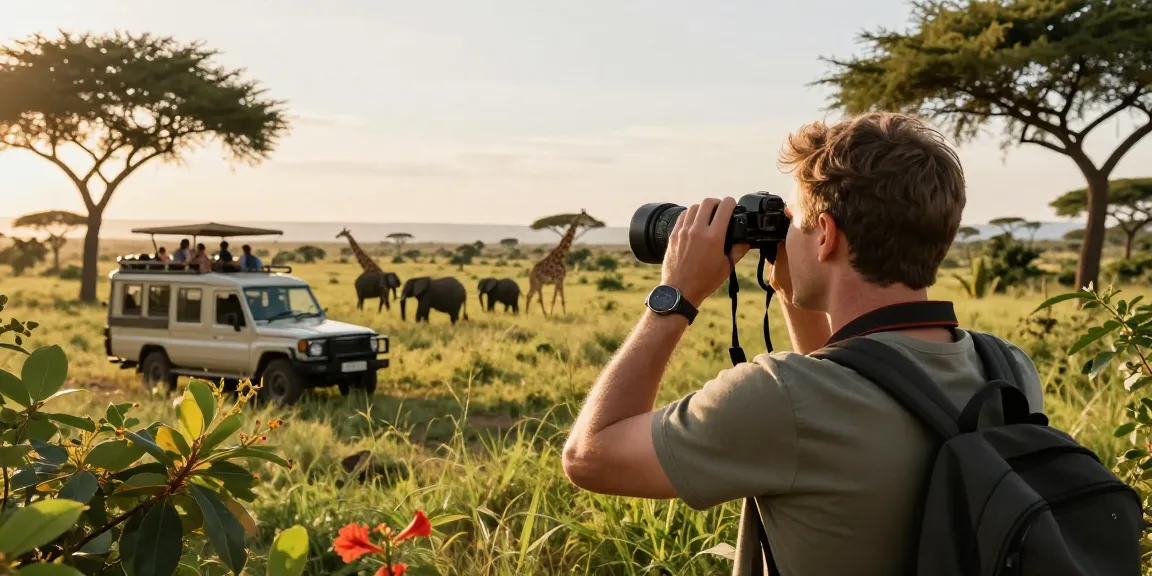 NAGA2000 traveler on safari capturing wildlife moments at Kidepo Valley National Park