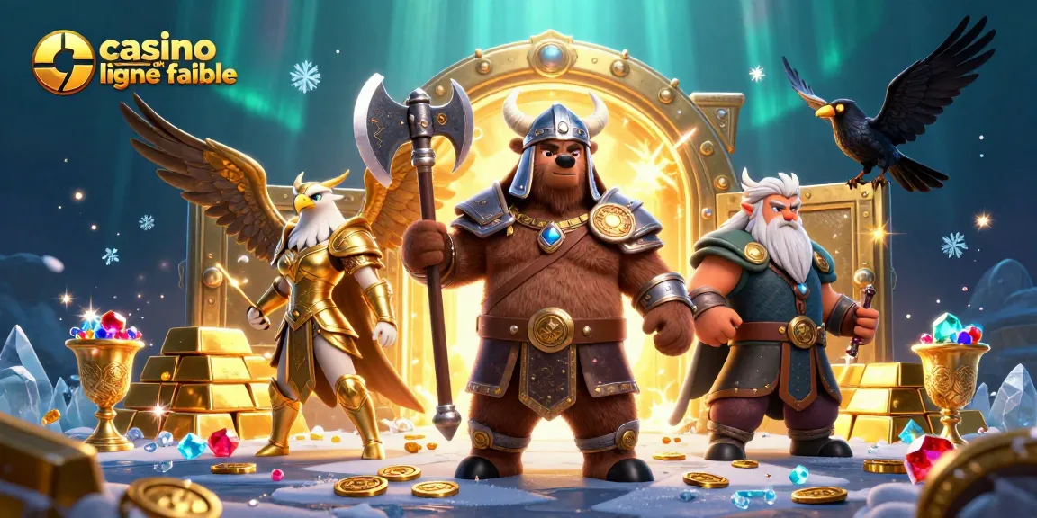 Visitez le casino en ligne fiable pour découvrir des jeux avec un ours viking et une aigle valkyrie.