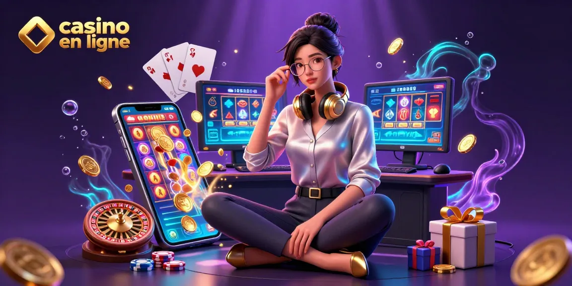 Vivez l'excitation du casino en ligne à travers des jeux dynamiques, mettant en avant des éléments de machines à sous, de roulette et de poker.