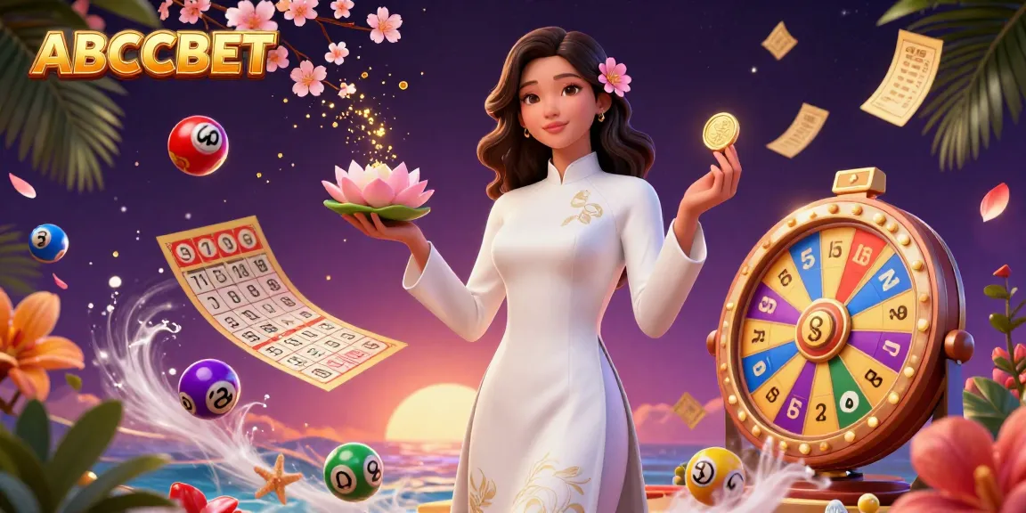 Experience thrilling gaming at ABCBET with vibrant lottery balls, a spinning prize wheel, and immersive graphics.