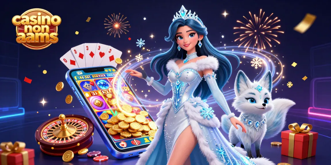 Scopri l'emozione del gioco nei casinò non AAMS con una straordinaria regina di ghiaccio e vivaci elementi del casinò.