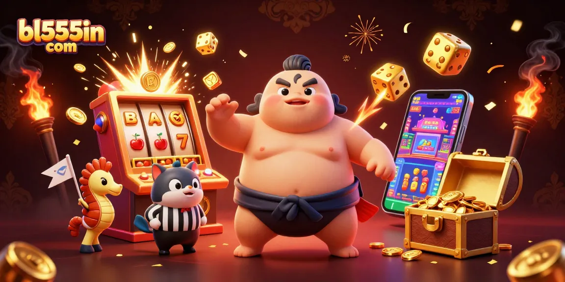 Experience thrilling jackpots and vibrant gameplay at bl555in com with this dynamic casino scene.