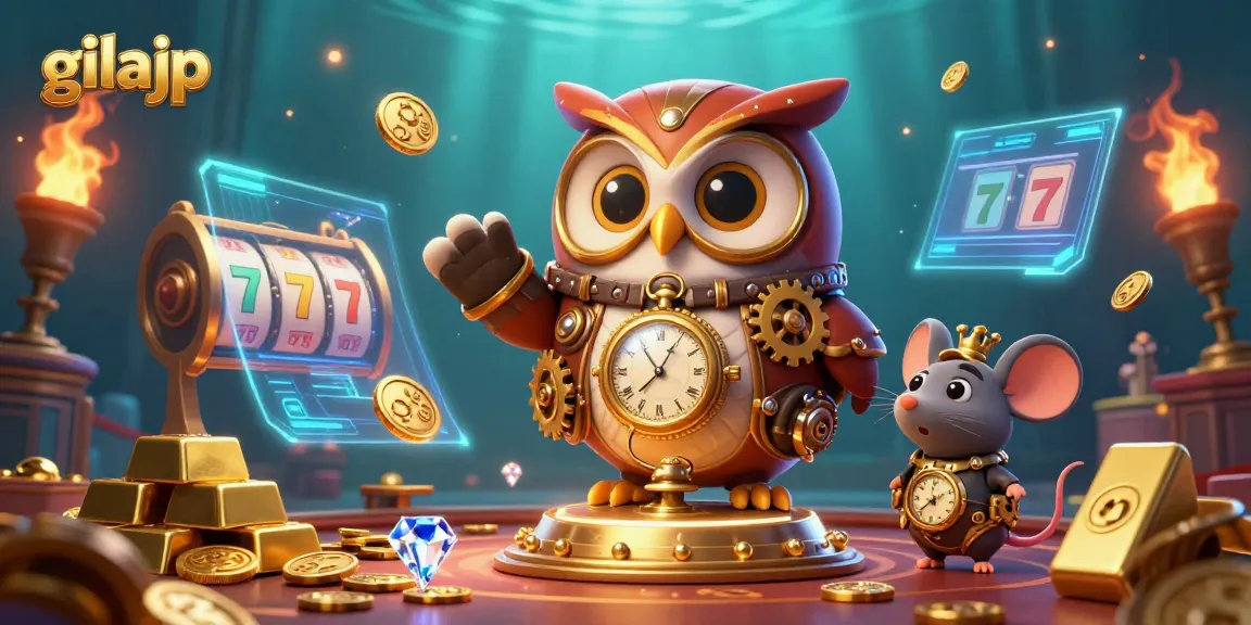 Spin the reels with gilajp in an enchanting steampunk casino adventure full of treasures.