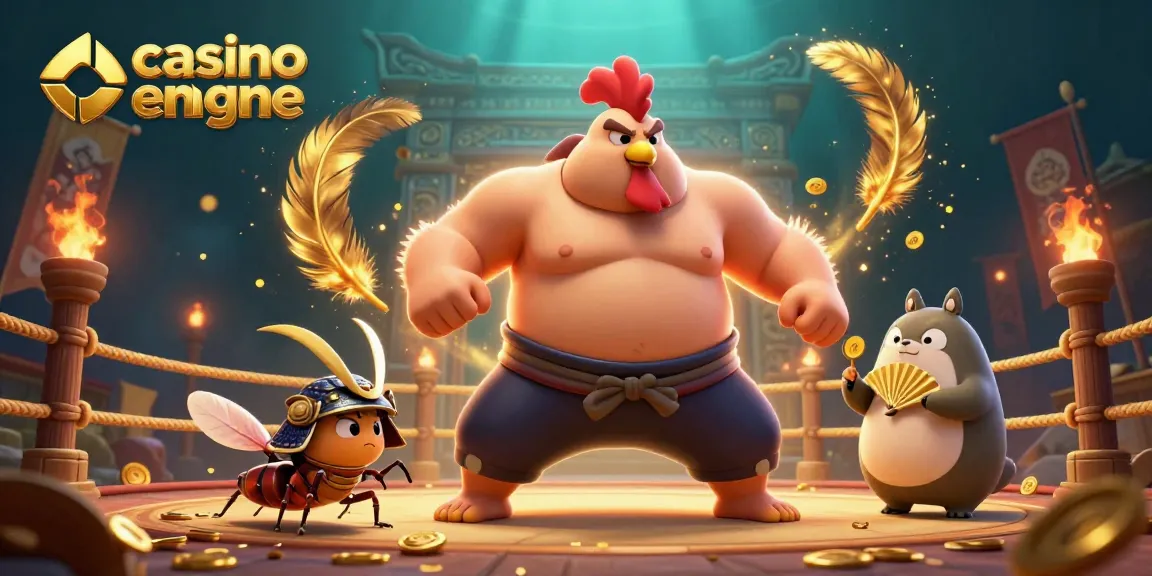 Vivez l'excitation du casino en ligne avec des personnages animés se battant dans une arène vibrante.
