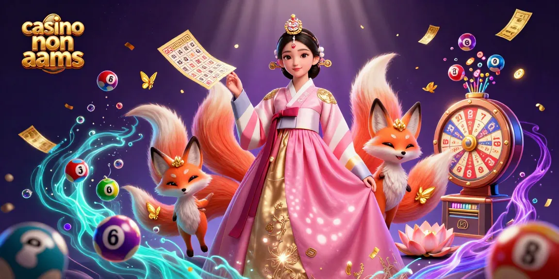 I giocatori esplorano i vivaci giochi dei casinò non AAMS con elementi colorati della lotteria e uno sfondo elegante.