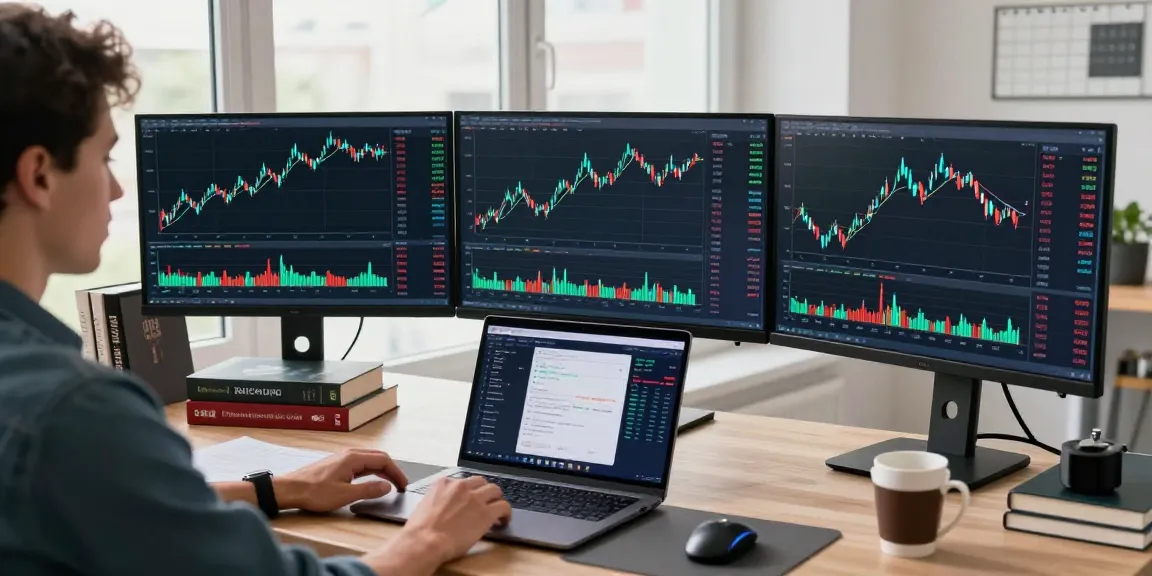 Aicoin 实时数据分析的专业交易工作站，显示多个加密货币图表和交易指标。